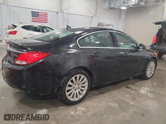 2011 Buick Regal CXL RL6 with VIN W04GU5GC1B1007224, listed as a Copart auction lot 86823254 with 125,893 mi miles and Clean Title. Bid and sale history available at carsss.com. Image 3.