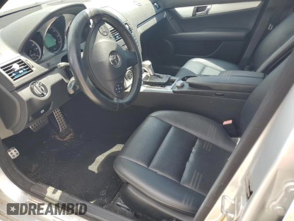 2010 Mercedes-Benz C 300 Sport with VIN WDDGF5EB1AF400092, listed as a Copart auction lot 65282535 with Not provided miles and Clean title. Bid and sale history available at DreamBid. Image 7.