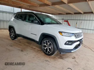 2025 Jeep Compass Limited with VIN 3C4NJDCN5ST584600, listed as a Copart auction lot 64400085 with 5,229 mi miles and Clean title. Bid and sale history available at DreamBid. Image 4.