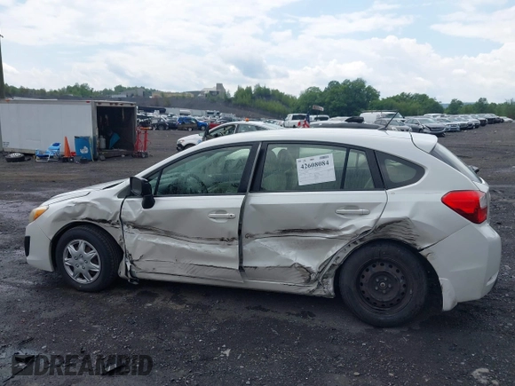 2013 Subaru Impreza 2.0i with VIN JF1GPAA68DH818317, listed as a IAAI auction lot 42608084 with 125,603 mi miles and . Bid and sale history available at DreamBid. Image 14.