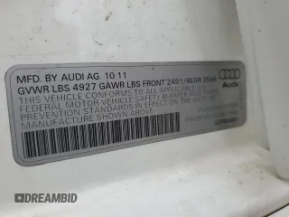 2012 Audi A4 Premium Plus z VIN WAUFFAFLXCN011690, wystawiony jako Copart lot #55560135 z przebiegiem 107 681 mil mil oraz Szkoda całkowita • Salvage title. Historia ofert i sprzedaży dostępna na DreamBid. Obrazek 12.