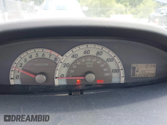 2008 Toyota Yaris with VIN JTDBT923581206674, listed as a IAAI auction lot 42603493 with 220,244 mi miles and . Bid and sale history available at DreamBid. Image 7.