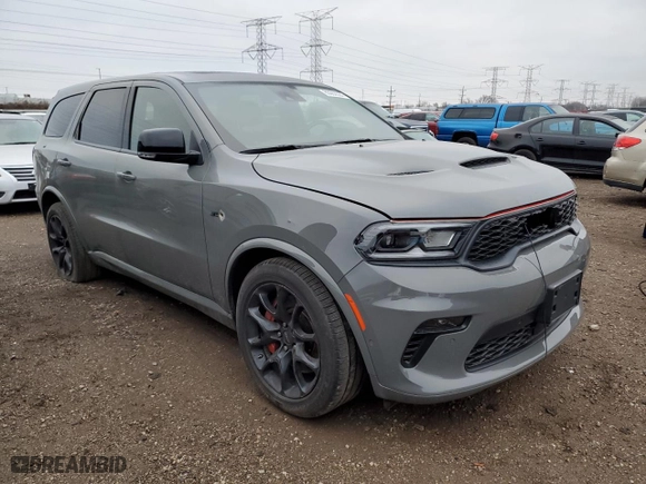 2022 Dodge Durango SRT 392 with VIN 1C4SDJGJ1NC133812, listed as a Copart auction lot 85062594 with 34,867 mi miles and Salvage Title. Bid and sale history available at carsss.com. Image 4.