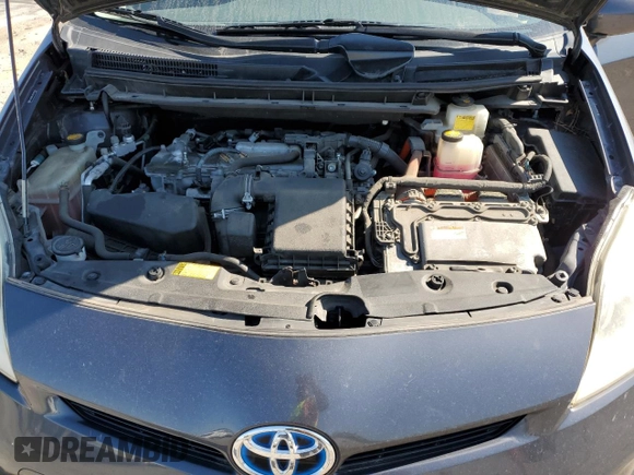 2012 Toyota Prius One with VIN JTDKN3DU4C1543780, listed as a Copart auction lot 50551705 with 174,705 mi miles and Salvage Title. Bid and sale history available at carsss.com. Image 12.