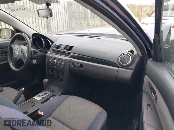2005 Mazda 3 i with VIN JM1BK12F051341703, listed as a IAAI auction lot 42016708 with 164,188 mi miles and . Bid and sale history available at DreamBid. Image 5.