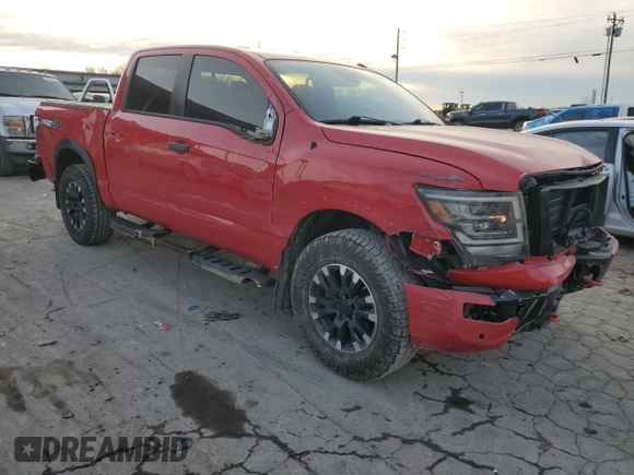 2020 Nissan Titan SL with VIN 1N6AA1ED6LN506892, listed as a Copart auction lot 88091765 with 41,910 mi miles and Salvage title. Bid and sale history available at DreamBid. Image 4.
