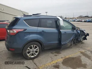 2019 Ford Escape SEL with VIN 1FMCU9HD1JUC78022, listed as a Copart auction lot 51519195 with 57,384 mi miles and Salvage Title. Bid and sale history available at carsss.com. Image 3.