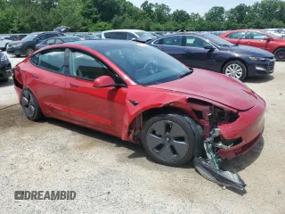 2023 Tesla Model 3 z VIN 5YJ3E1EA7PF430884, wystawiony jako Copart lot #57345625 z przebiegiem Nie podano mil oraz Szkoda całkowita • Salvage title. Historia ofert i sprzedaży dostępna na DreamBid. Obrazek 4.