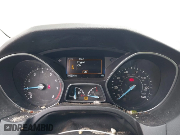 2015 Ford Focus SE with VIN 1FADP3F29FL290694, listed as a IAAI auction lot 41813168 with 95,306 mi miles and . Bid and sale history available at carsss.com. Image 7.
