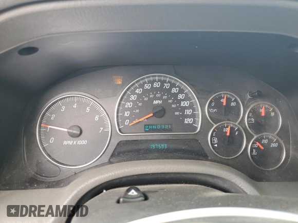 2003 GMC Envoy SLE z VIN 1GKDT13S432160651, wystawiony jako Copart lot #56938205 z przebiegiem 197 593 mil mil oraz Szkoda całkowita • Salvage title. Historia ofert i sprzedaży dostępna na DreamBid. Obrazek 9.