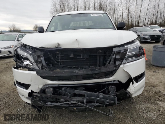 2022 Nissan Armada SL with VIN JN8AY2BB3N9810589, listed as a Copart auction lot 43212235 with 56,231 mi miles and Salvage Title. Bid and sale history available at carsss.com. Image 5.