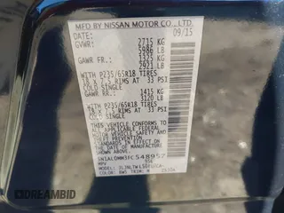 2015 Infiniti QX60 с VIN 5N1AL0MM3FC548957, выставлен на аукционе IAAI как лот 42276104 с пробегом 102 946 миль миль и . История ставок и продаж доступна на DreamBid. Изображение 9.