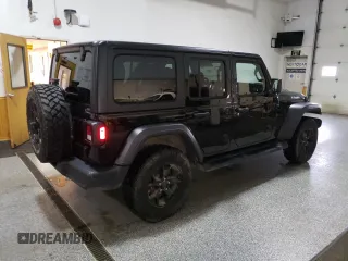 2022 Jeep Wrangler Unlimited Sport with VIN 1C4HJXDN1NW131568, listed as a Copart auction lot 46067685 with 45,609 mi miles and Clean Title. Bid and sale history available at DreamBid. Image 3.
