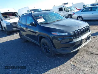 2016 Jeep Cherokee Sport with VIN 1C4PJMAS1GW340154, listed as a IAAI auction lot 40885187 with 110,279 mi miles. Bid and sale history available at carsss.com. Image 1.