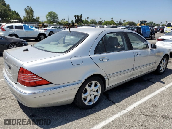 2006 Mercedes-Benz S 500 z VIN WDBNG84J66A468769, wystawiony jako Copart lot #59215775 z przebiegiem 182 272 mil mil oraz Czysty tytuł • Clean title. Historia ofert i sprzedaży dostępna na DreamBid. Obrazek 3.