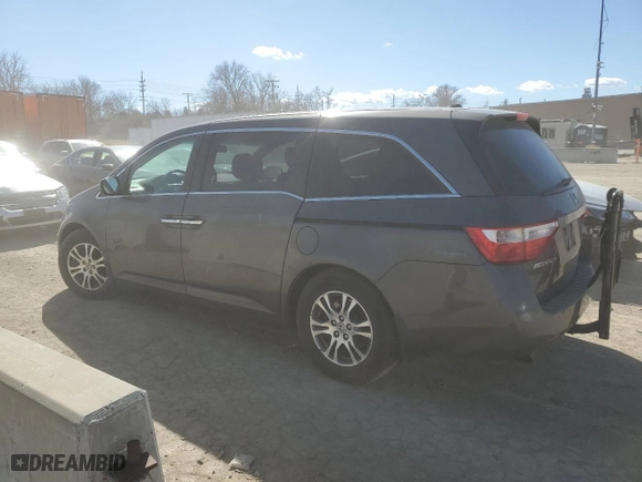 2012 Honda Odyssey EX-L with VIN 5FNRL5H64CB127540, listed as a Copart auction lot 46901695 with 90,616 mi miles and Salvage Title. Bid and sale history available at carsss.com. Image 2.