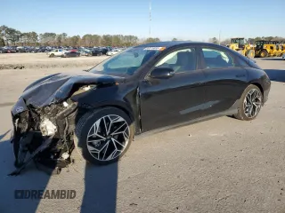 2023 Hyundai IONIQ 6 SEL with VIN KMHM34AC9PA029814, listed as a Copart auction lot 89076885 with 25,273 mi miles and Salvage Title. Bid and sale history available at carsss.com. Image 1.