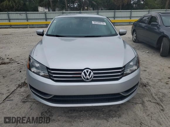 2015 Volkswagen Passat S with VIN 1VWAS7A32FC008542, listed as a Copart auction lot 52530915 with 109,330 mi miles and Salvage title. Bid and sale history available at DreamBid. Image 5.