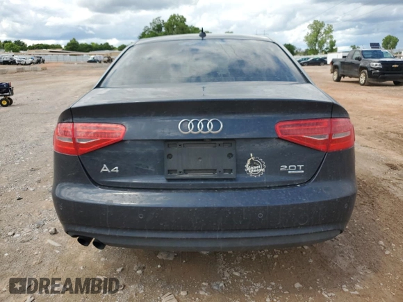 2013 Audi A4 Premium Plus z VIN WAUFFAFL1DN049679, wystawiony jako Copart lot #56002705 z przebiegiem Nie podano mil oraz Szkoda całkowita • Salvage title. Historia ofert i sprzedaży dostępna na DreamBid. Obrazek 6.