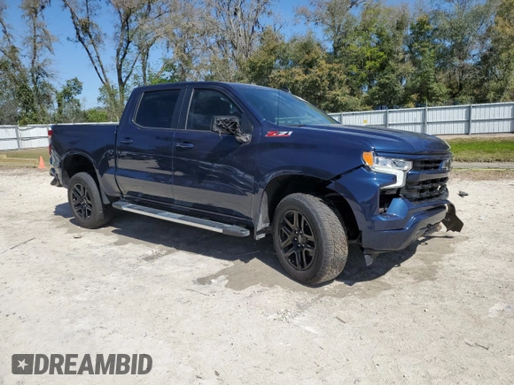 2023 Chevrolet Silverado 1500 RST with VIN 2GCUDEED3P1102891, listed as a Copart auction lot 47861045 with 50,034 mi miles and Salvage Title. Bid and sale history available at DreamBid. Image 4.