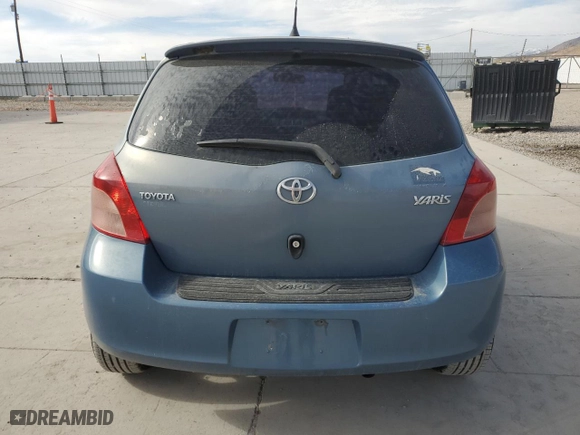 2007 Toyota Yaris with VIN JTDJT903775104945, listed as a Copart auction lot 53165265 with 231,490 mi miles and Clean Title. Bid and sale history available at carsss.com. Image 6.