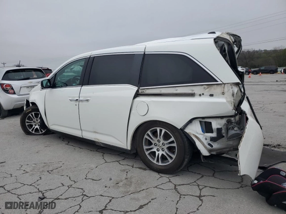 2011 Honda Odyssey EX-L with VIN 5FNRL5H69BB019980, listed as a Copart auction lot 51101865 with 164,811 mi miles and Salvage Title. Bid and sale history available at carsss.com. Image 2.