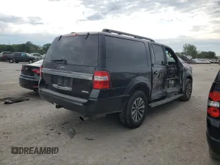 2015 Ford Expedition EL XLT with VIN 1FMJK1JT4FEF39922, listed as a Copart auction lot 66008044 with 168,037 mi miles and Salvage Title. Bid and sale history available at carsss.com. Image 3.