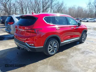 2020 Hyundai Santa Fe SEL w/SULEV with VIN 5NMS33AD3LH254602, listed as a IAAI auction lot 41629661 with 25,949 mi miles. Bid and sale history available at carsss.com. Image 4.