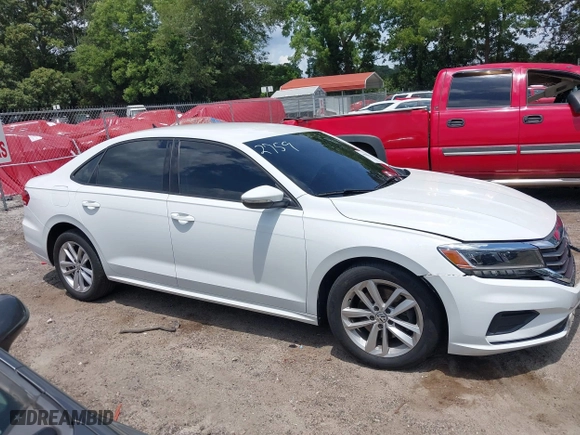 2020 Volkswagen Passat 2.0T S with VIN 1VWAA7A35LC012759, listed as a IAAI auction lot 39909072 with 50,690 mi miles. Bid and sale history available at carsss.com. Image 13.