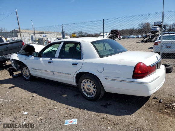 2004 Mercury Grand Marquis GS with VIN 2MEFM74W64X610707, listed as a Copart auction lot 49430335 with 98,719 mi miles and Salvage Title. Bid and sale history available at carsss.com. Image 2.