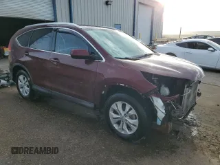 2013 Honda CR-V EX-L with VIN 5J6RM3H70DL014378, listed as a Copart auction lot 48353365 with 133,532 mi miles and Salvage Title. Bid and sale history available at DreamBid. Image 4.