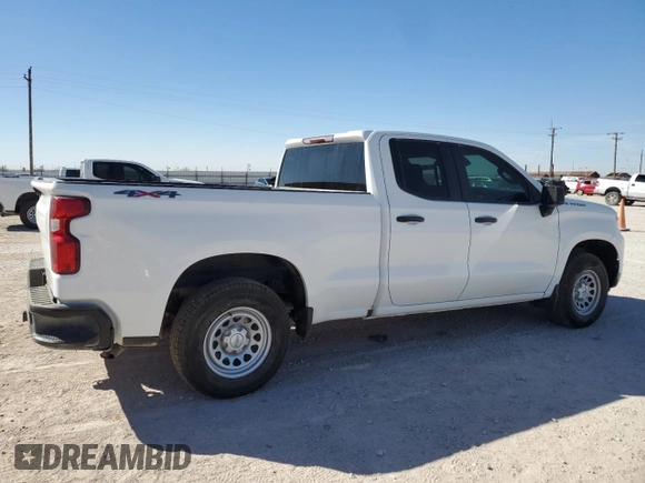 2022 Chevrolet Silverado 1500 Work Truck with VIN 1GCRDAED7NZ506084, listed as a Copart auction lot 44052965 with 137,013 mi miles and Clean Title. Bid and sale history available at DreamBid. Image 3.