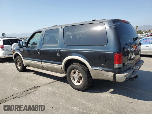 2000 Ford Excursion Limited with VIN 1FMNU42S7YED53975, listed as a Copart auction lot 59947065 with 188,889 mi miles and Clean title. Bid and sale history available at DreamBid. Image 2.