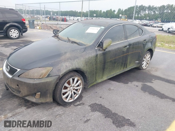 2006 Lexus IS 250 with VIN JTHCK262662001693, listed as a IAAI auction lot 42681720 with 336,622 mi miles and . Bid and sale history available at DreamBid. Image 2.
