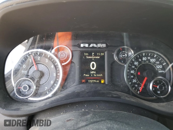 2021 Ram 2500 Tradesman with VIN 3C6UR5CJ4MG698520, listed as a Copart auction lot 48770615 with 172,779 mi miles and Salvage Title. Bid and sale history available at carsss.com. Image 9.