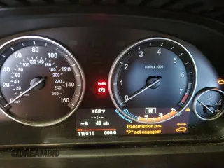 2013 BMW 5 Series 528i xDrive with VIN WBAXH5C51DD112846, listed as a Copart auction lot 57757235 with 119,511 mi miles and Clean title. Bid and sale history available at DreamBid. Image 9.