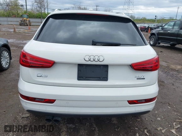 2017 Audi Q3 Premium with VIN WA1ECCFS7HR014647, listed as a IAAI auction lot 42023588 with 211,948 mi miles. Bid and sale history available at carsss.com. Image 16.