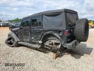 2019 Jeep Wrangler Unlimited Rubicon with VIN 1C4HJXFN2KW525606, listed as a Copart auction lot 62674225 with 55,128 mi miles and Salvage title. Bid and sale history available at DreamBid. Image 2.