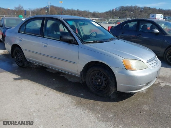 2003 Honda Civic LX with VIN 1HGES166X3L018219, listed as a IAAI auction lot 41814094 with 261,214 mi miles. Bid and sale history available at carsss.com. Image 1.