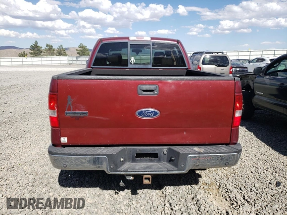2005 Ford F-150 XLT with VIN 1FTPW14555KC75366, listed as a Copart auction lot 65283555 with 226,491 mi miles and Clean title. Bid and sale history available at DreamBid. Image 6.
