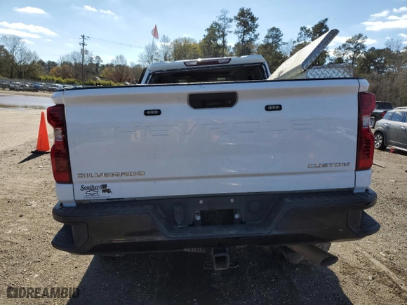 2024 Chevrolet Silverado 2500HD Custom with VIN 2GC4YME73R1124224, listed as a Copart auction lot 87073254 with 0 mi miles and Salvage Title. Bid and sale history available at carsss.com. Image 6.