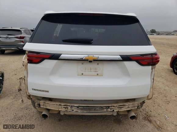 2023 Chevrolet Traverse LS with VIN 1GNERFKW4PJ169045, listed as a Copart auction lot 44637315 with 34,035 mi miles and Salvage Title. Bid and sale history available at carsss.com. Image 6.