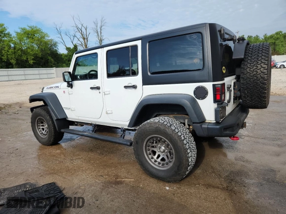 2015 Jeep Wrangler Unlimited Rubicon with VIN 1C4BJWFGXFL518301, listed as a Copart auction lot 61910775 with 153,945 mi miles and Clean title. Bid and sale history available at DreamBid. Image 2.