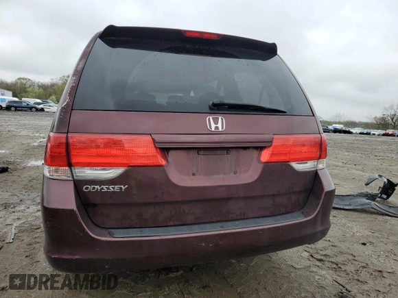 2008 Honda Odyssey EX-L with VIN 5FNRL38798B087573, listed as a Copart auction lot 51915525 with 0 mi miles and Salvage Title. Bid and sale history available at carsss.com. Image 6.
