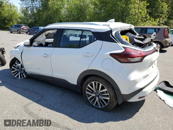 2023 Nissan Kicks SV with VIN 3N1CP5CVXPL565711, listed as a Copart auction lot 59587705 with Not provided miles and Salvage title. Bid and sale history available at DreamBid. Image 2.