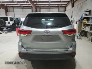 2019 Toyota Highlander SE with VIN 5TDJZRFH0KS579924, listed as a Copart auction lot 50579055 with 89,846 mi miles and Salvage Title. Bid and sale history available at carsss.com. Image 6.