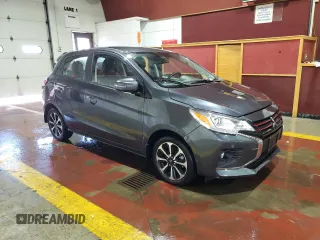 2024 Mitsubishi Mirage Black Edition with VIN ML32AWHJ5RH000891, listed as a Copart auction lot 52866905 with 13,417 mi miles and Clean title. Bid and sale history available at DreamBid. Image 4.