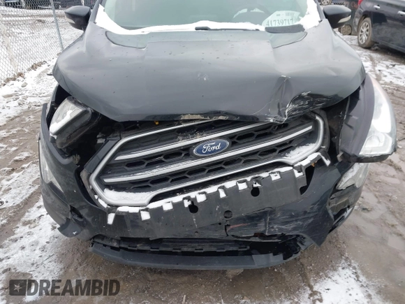 2019 Ford EcoSport SE with VIN MAJ3S2GE7KC278647, listed as a IAAI auction lot 41739717 with 108,935 mi miles and . Bid and sale history available at DreamBid. Image 6.