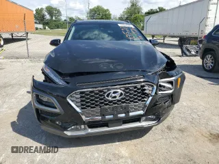 2021 Hyundai Kona Ultimate with VIN KM8K5CA54MU643998, listed as a Copart auction lot 59370584 with 33,087 mi miles and Salvage Title. Bid and sale history available at carsss.com. Image 5.