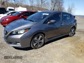 2021 Nissan LEAF SV with VIN 1N4AZ1CV5MC550781, listed as a Copart auction lot 50180475 with 29,677 mi miles and Salvage Title. Bid and sale history available at DreamBid. Image 1.